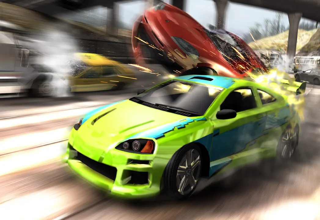 Backdrop artwork for Burnout 2: Point of Impact: Developer's Cut