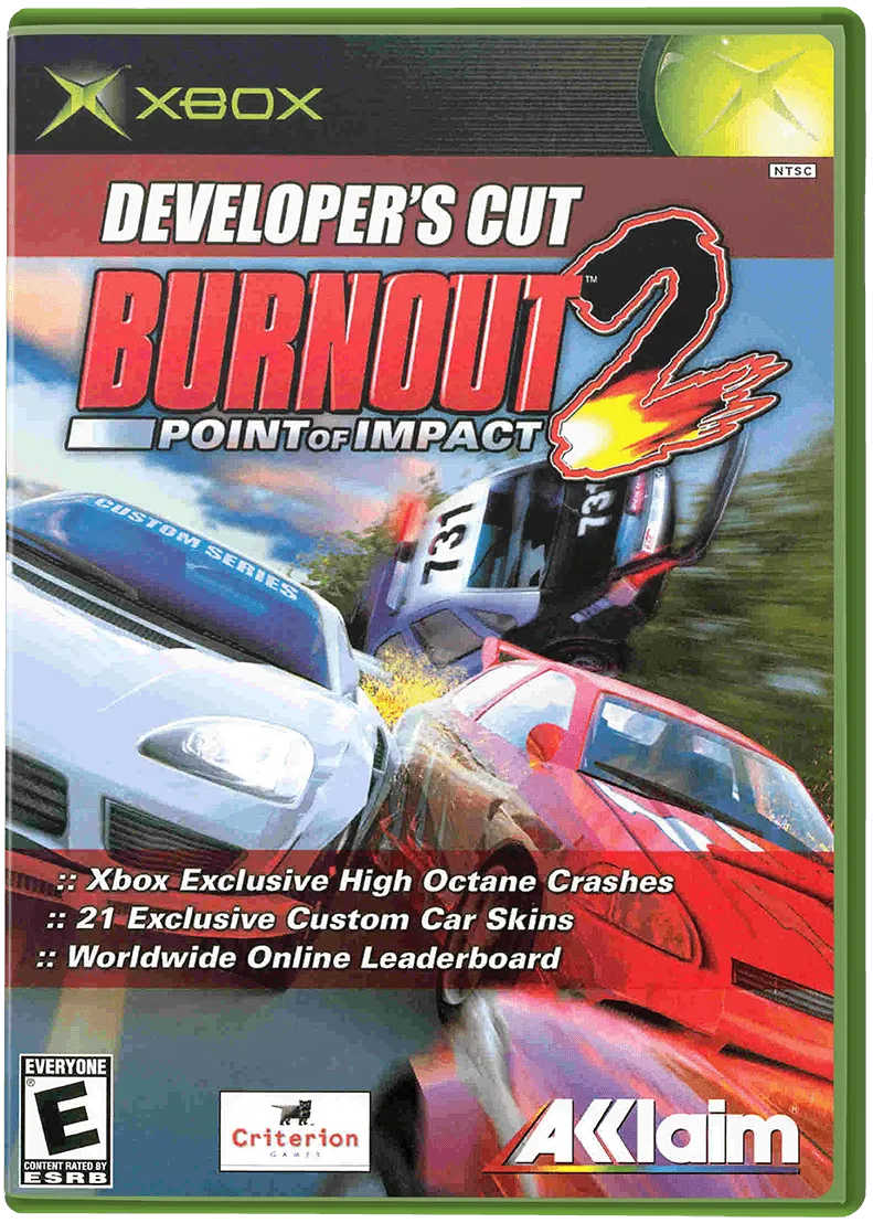 Burnout 2: Point of Impact: Developer's Cut box art