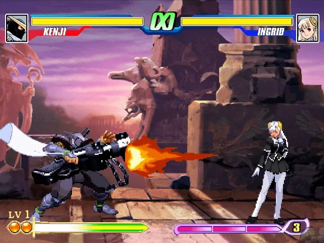Backdrop artwork for Capcom Fighting Evolution