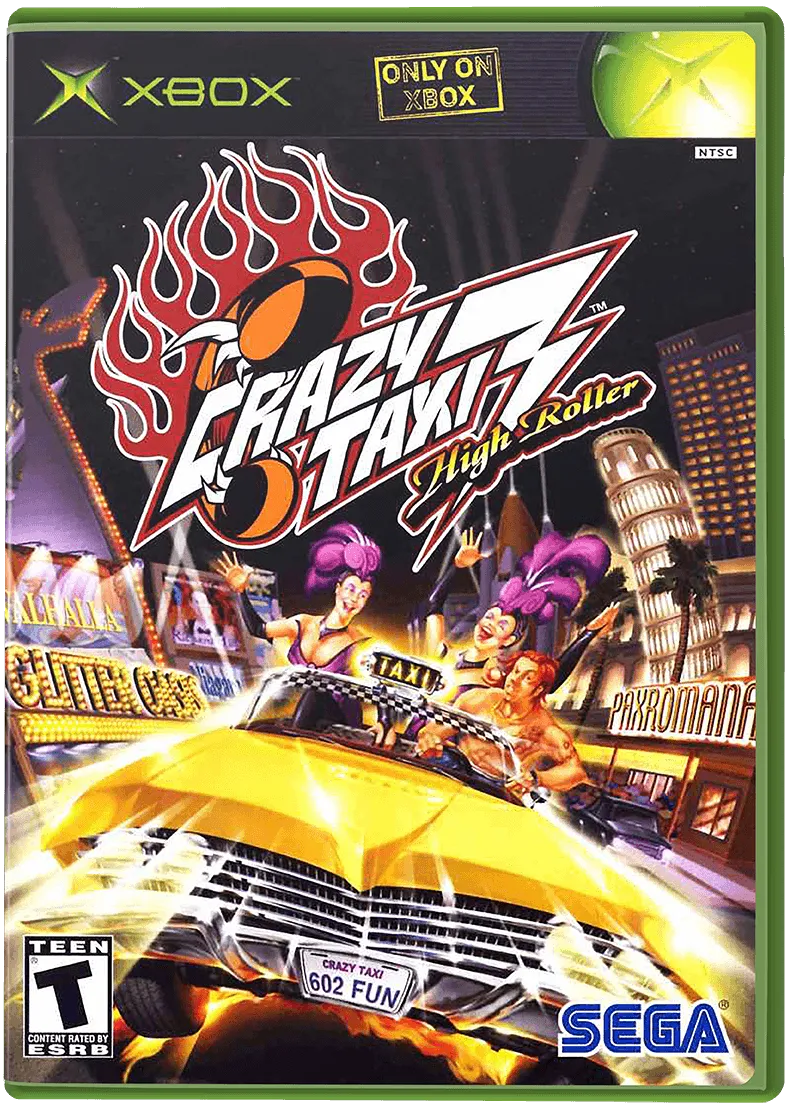 Crazy Taxi 3: High Roller box art