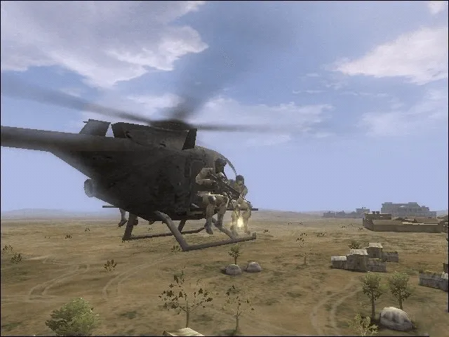 Backdrop artwork for Delta Force: Black Hawk Down