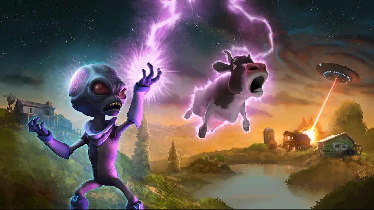 Backdrop artwork for Destroy All Humans!
