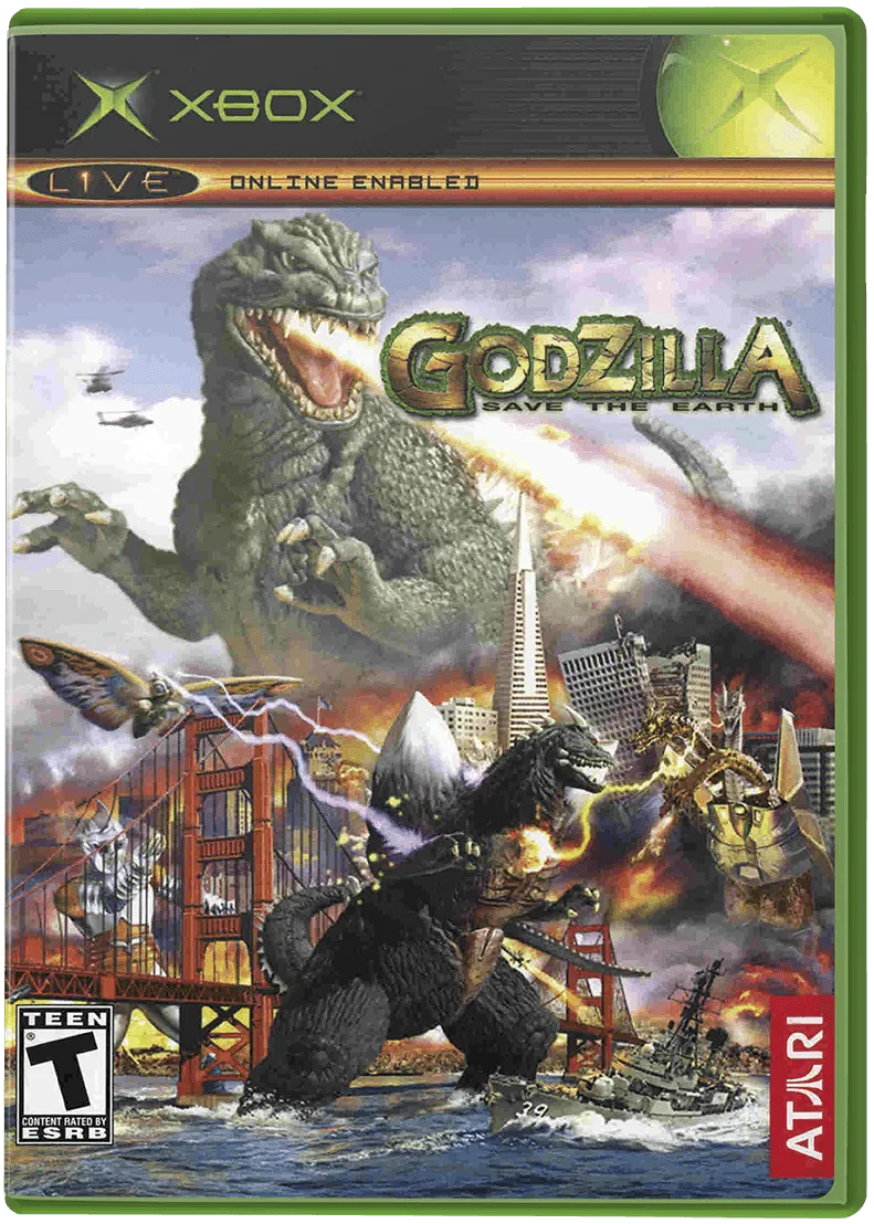 Godzilla: Save the Earth box art