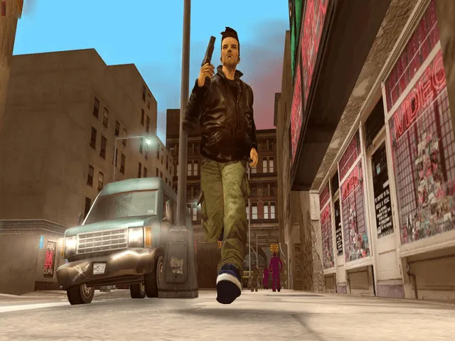 Backdrop artwork for Grand Theft Auto III