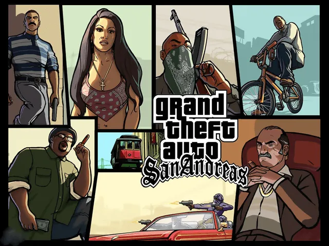 Backdrop artwork for Grand Theft Auto: San Andreas