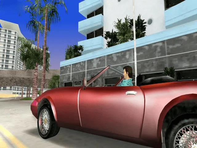 Backdrop artwork for Grand Theft Auto: Vice City