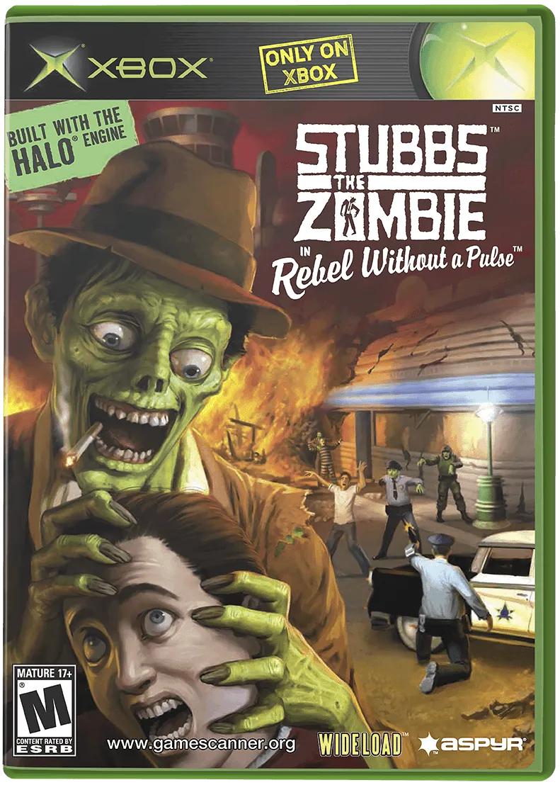 Stubbs the Zombie in Rebel Without a Pulse box art