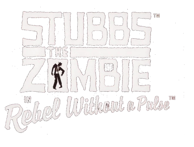 Stubbs the Zombie in Rebel Without a Pulse logo