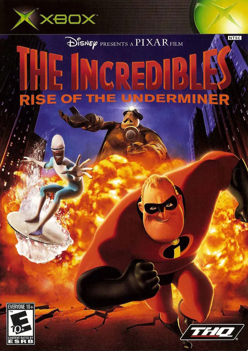 The Incredibles: Rise of the Underminer box art