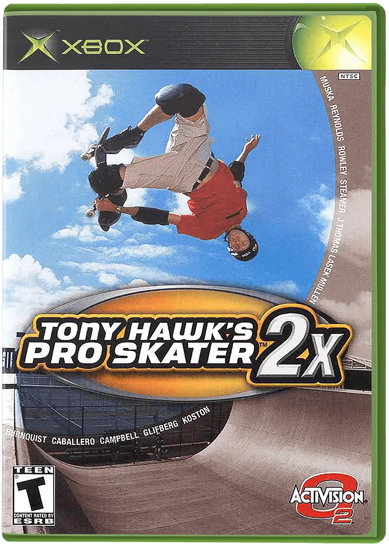 Tony Hawk's Pro Skater 2x box art