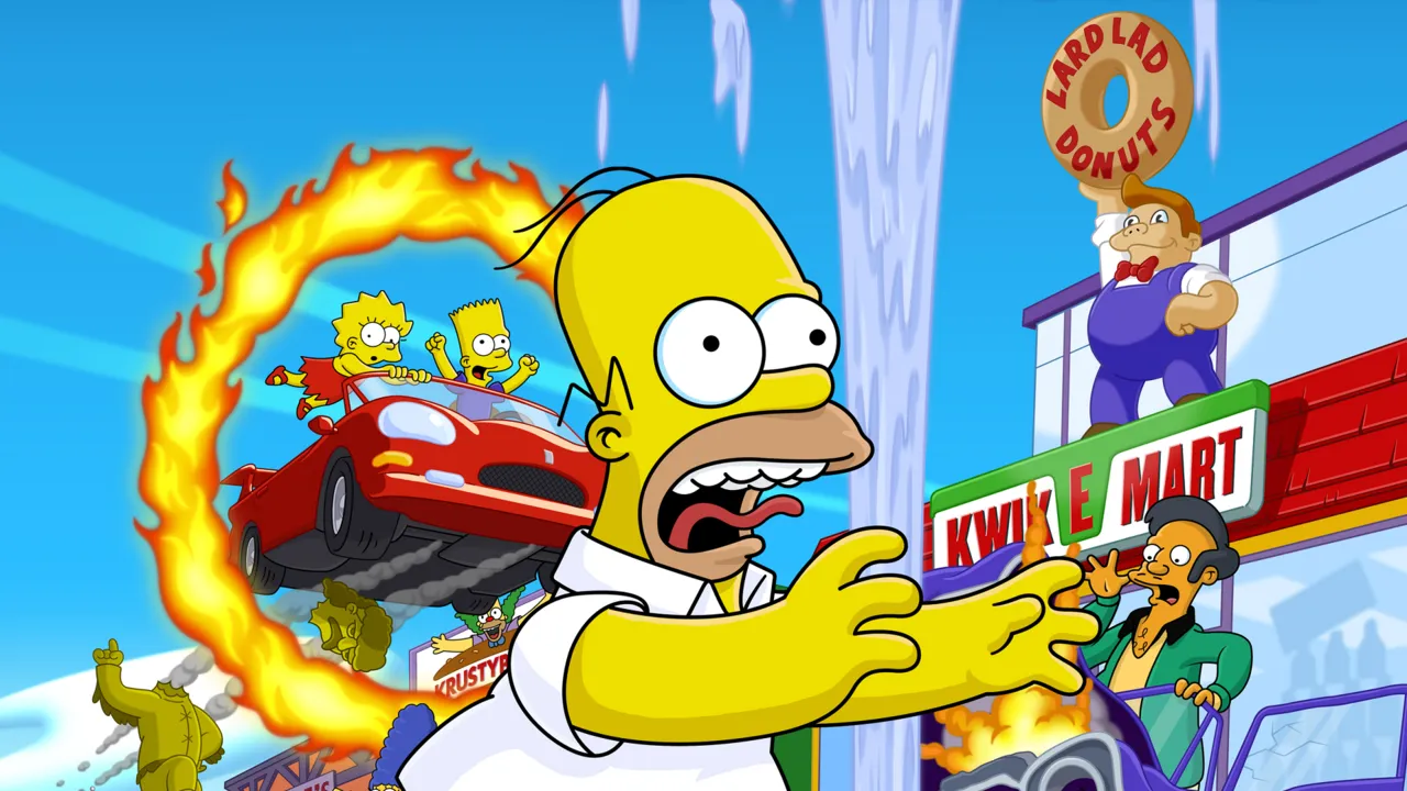 Backdrop artwork for The Simpsons: Hit & Run