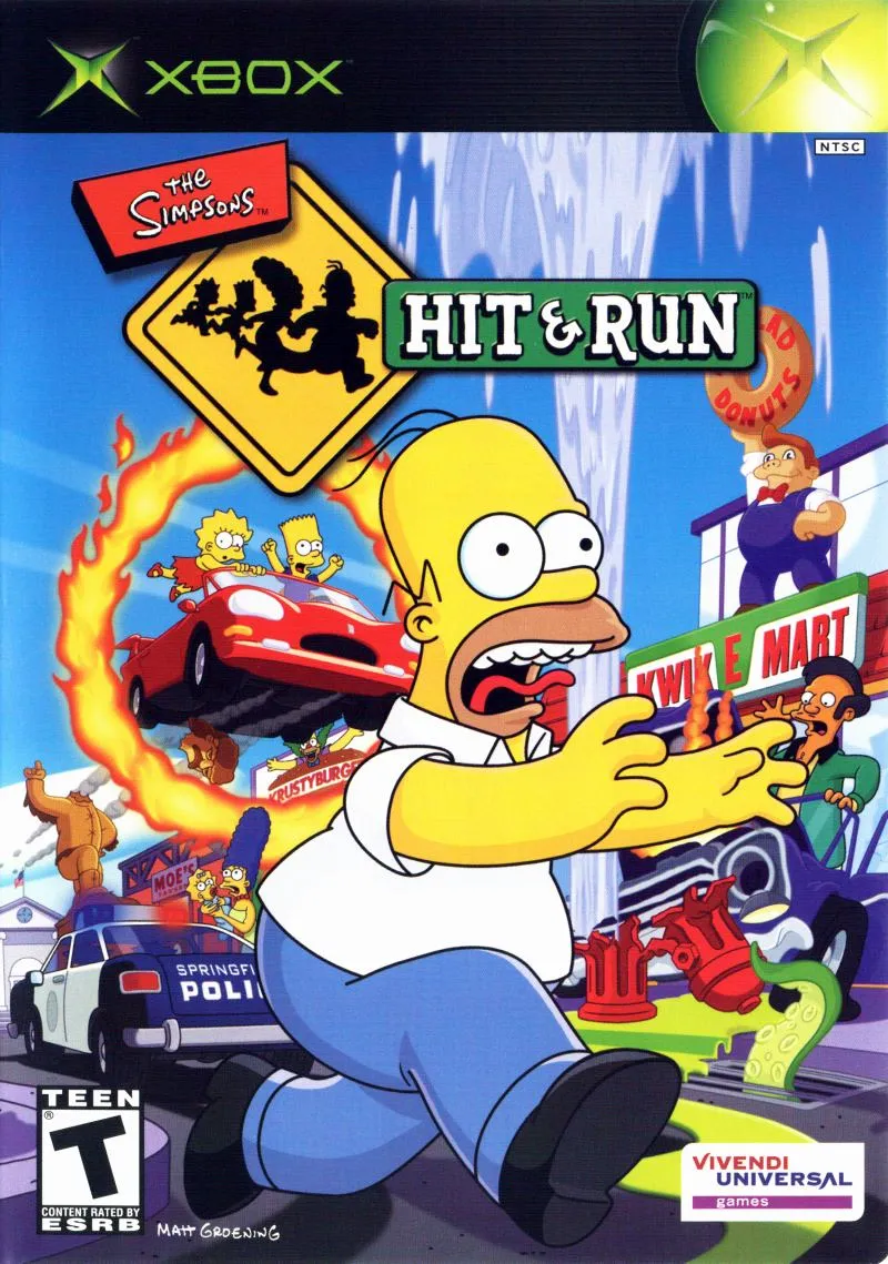 The Simpsons: Hit & Run box art