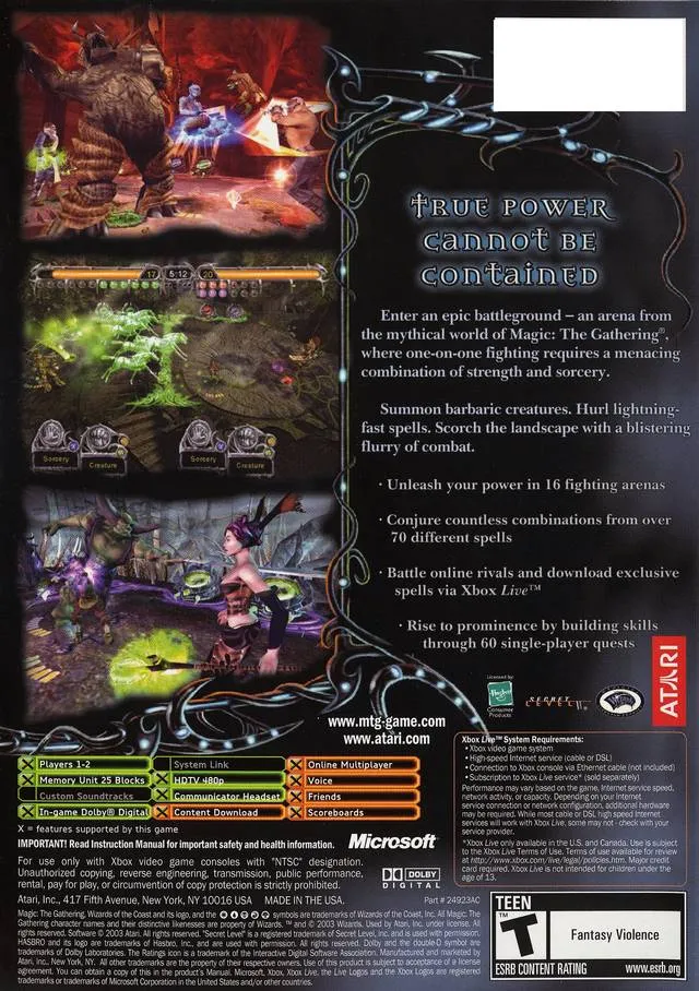 Magic: The Gathering: Battlegrounds box back