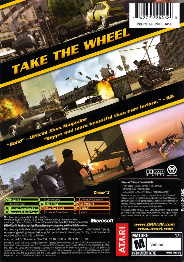 Driv3r box back