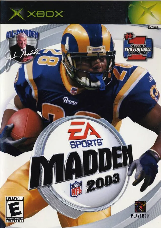 Madden NFL 2003 box art