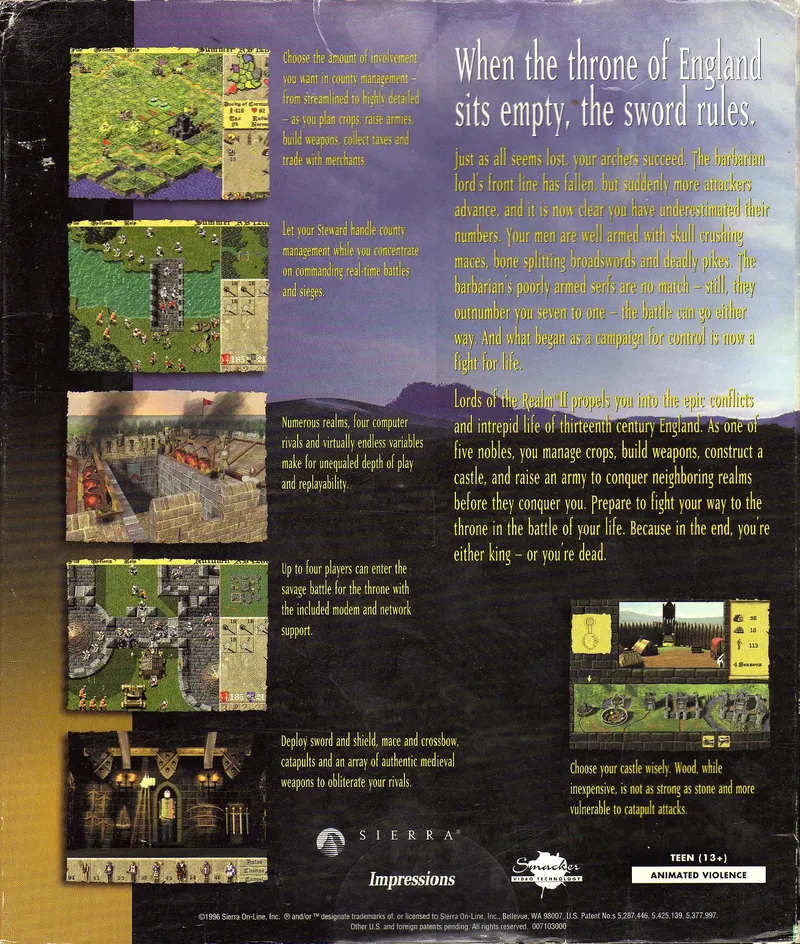 Lords of the Realm II box back