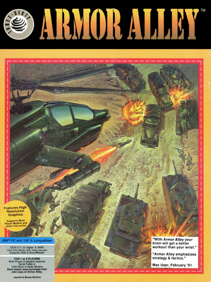 Backdrop artwork for Armor Alley