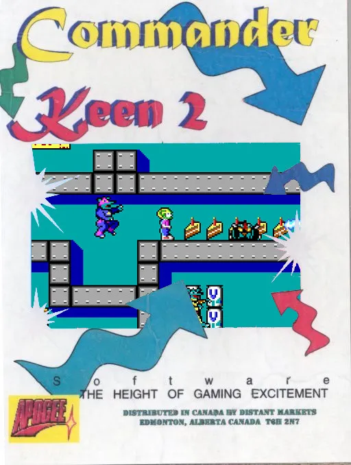 Commander Keen 2: The Earth Explodes box art