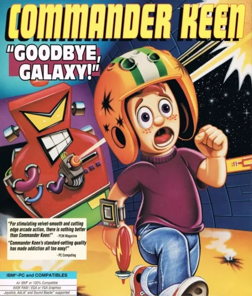 Commander Keen 5: The Armageddon Machine box art