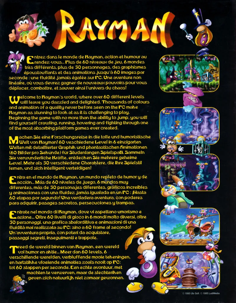 Rayman box back