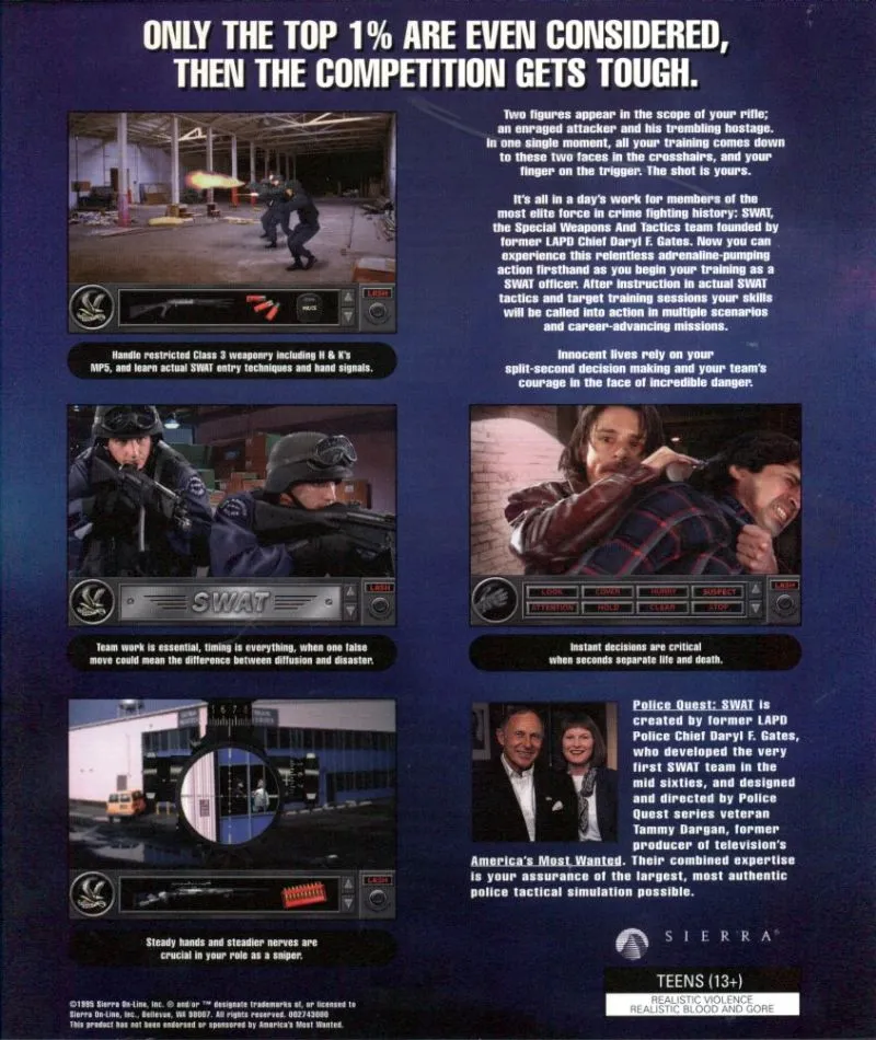 Darryl F. Gates Police Quest: SWAT box back