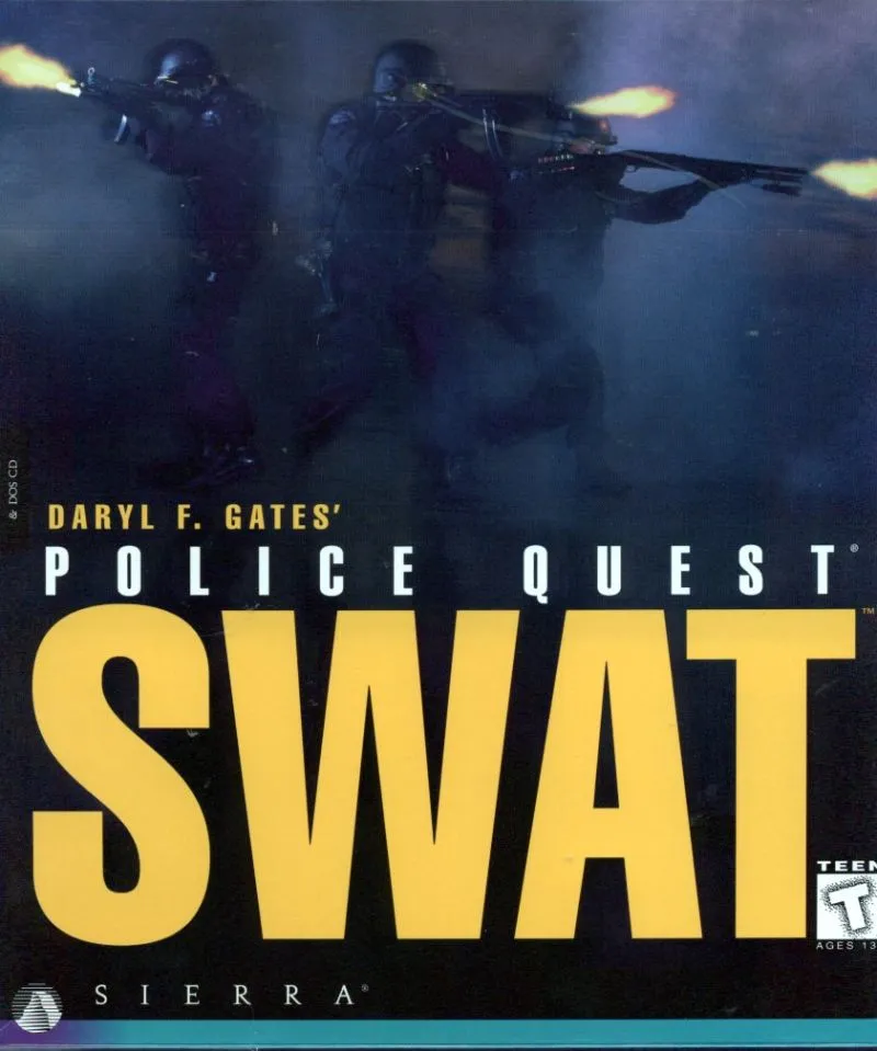 Backdrop artwork for Darryl F. Gates Police Quest: SWAT