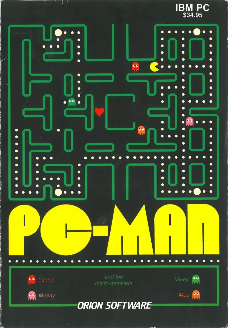 Backdrop artwork for PC-Man