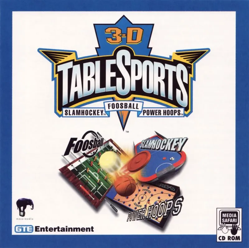 3-D TableSports cover art for MS-DOS