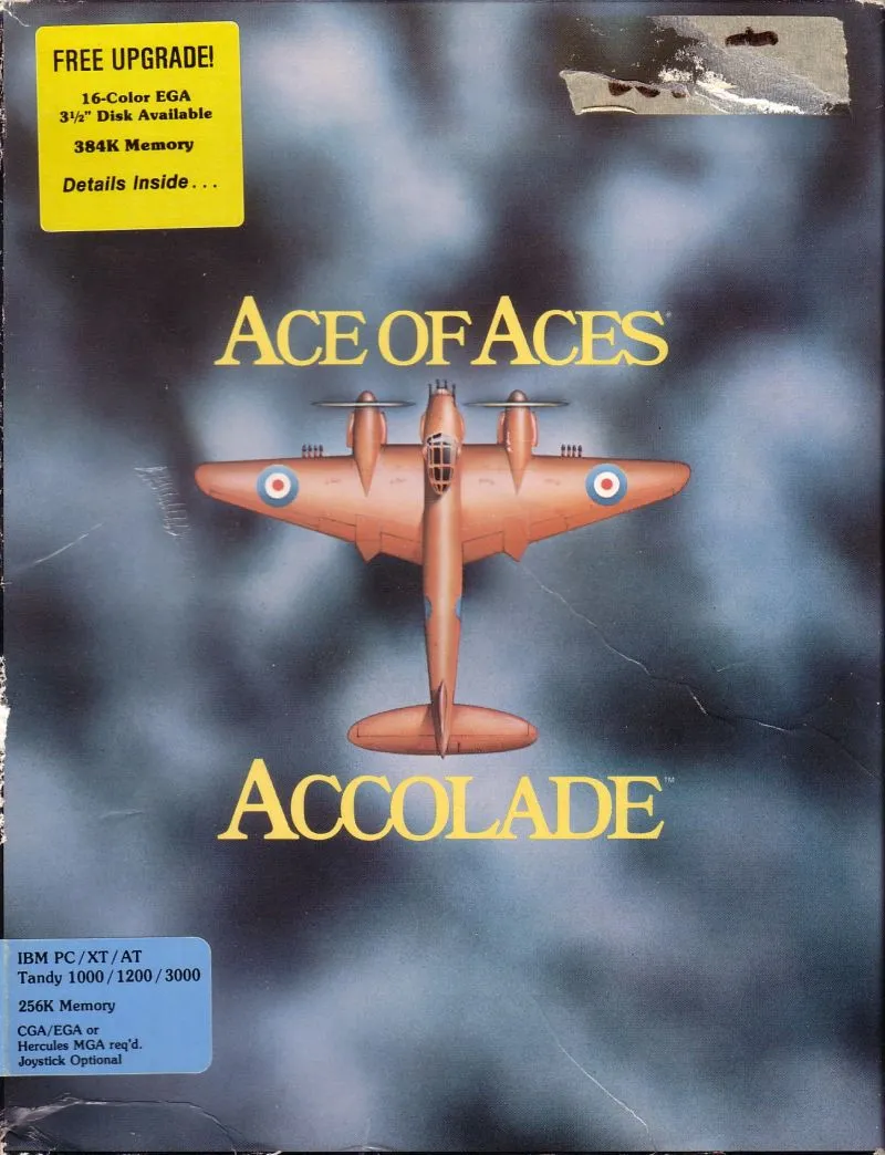 Ace of Aces cover art for MS-DOS