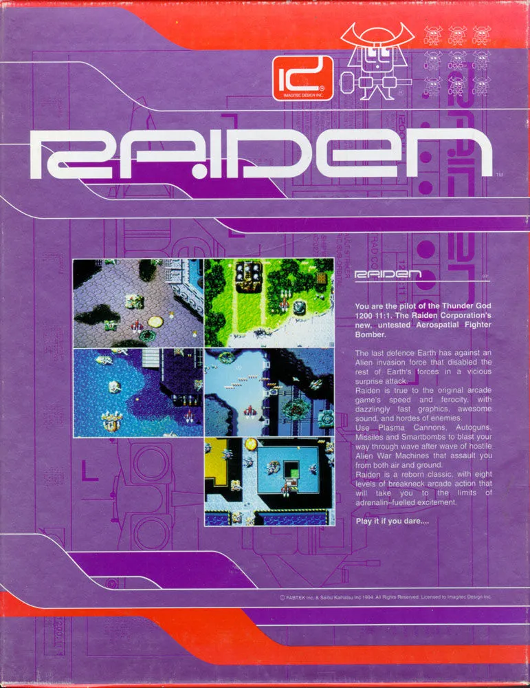 Backdrop artwork for Raiden