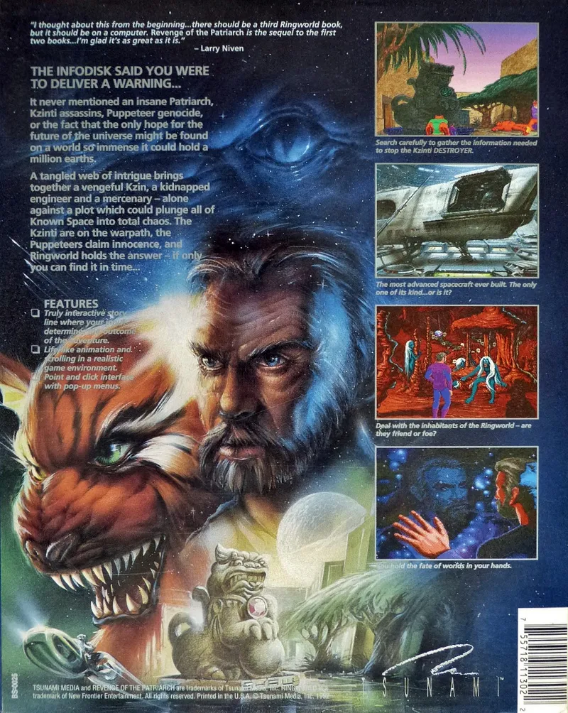 Ringworld: Revenge of the Patriarch box back