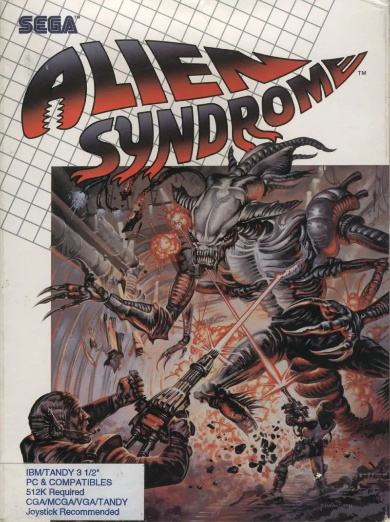 Backdrop artwork for Alien Syndrome