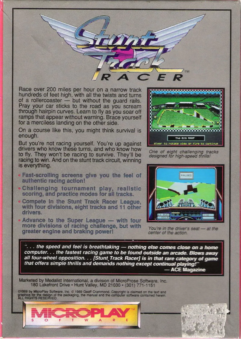 Backdrop artwork for Stunt Track Racer