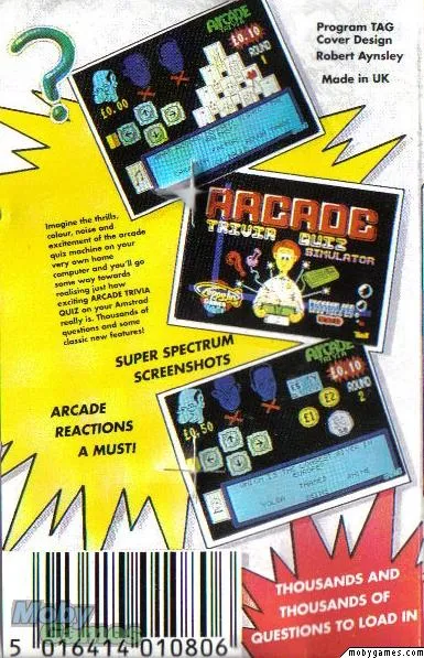 Backdrop artwork for Arcade Trivia Quiz