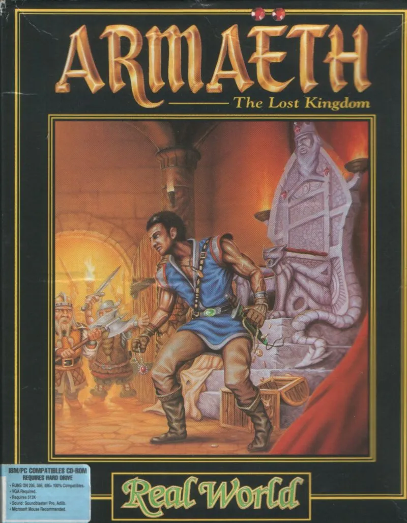 Armaeth: The Lost Kingdom cover art for MS-DOS