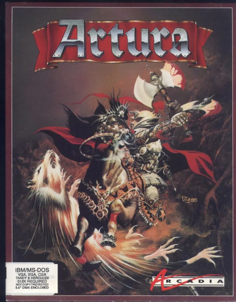 Artura cover art for MS-DOS