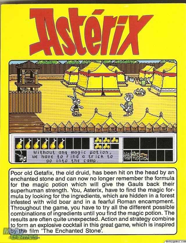 Asterix: Operation Getafix box back