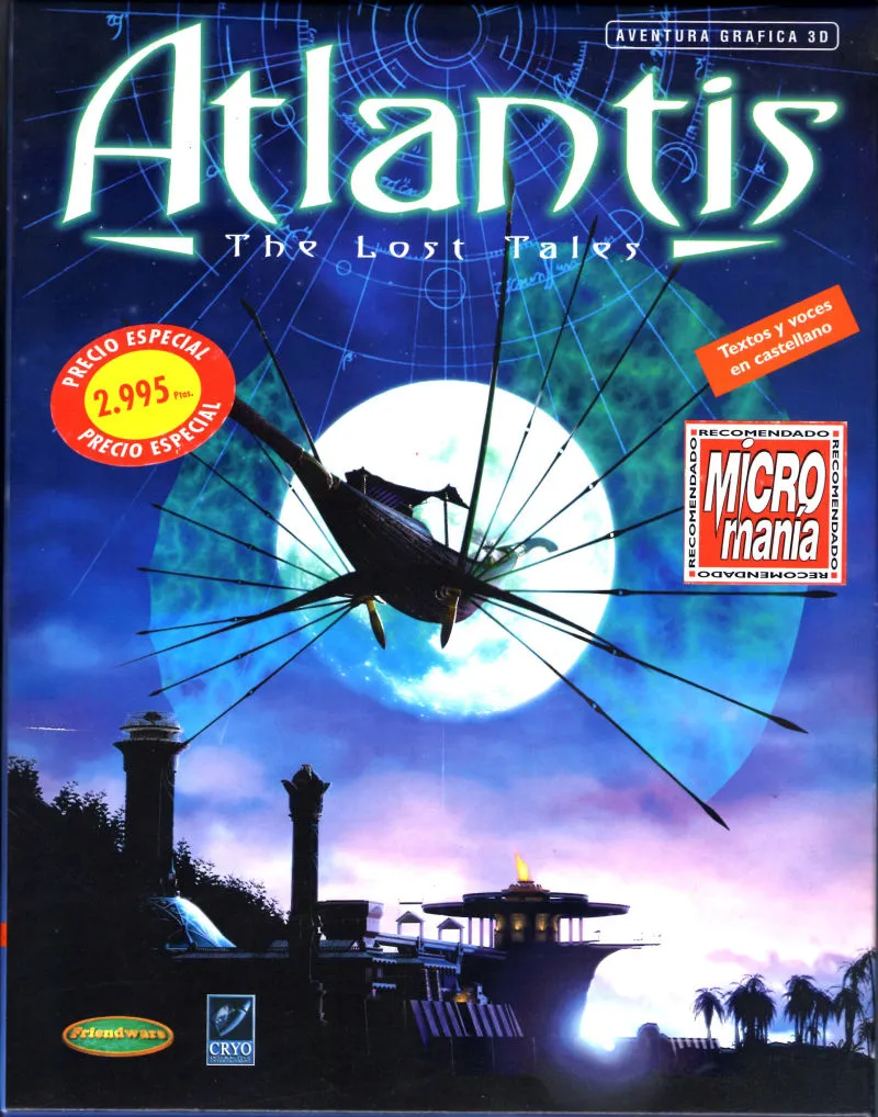 Backdrop artwork for Atlantis: The Lost Tales
