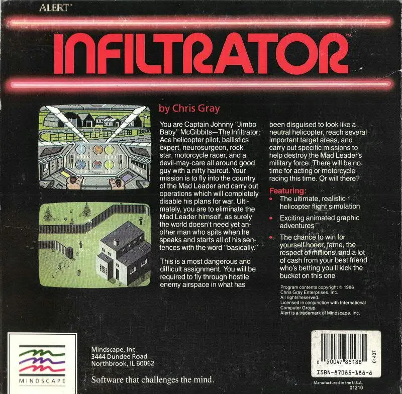 Infiltrator box back