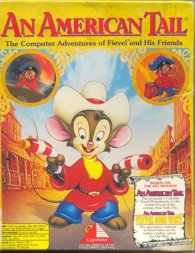 Backdrop artwork for An American Tail: Fievel Goes West