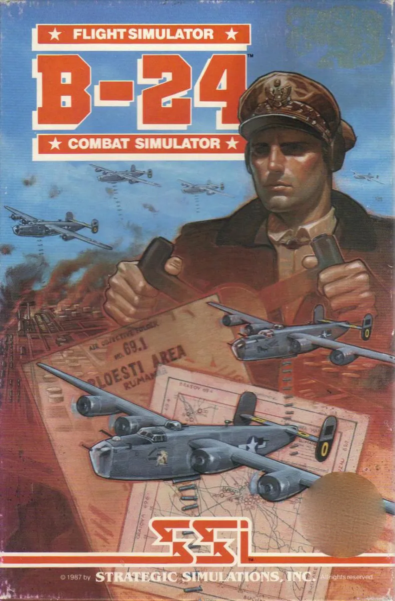 Backdrop artwork for B-24