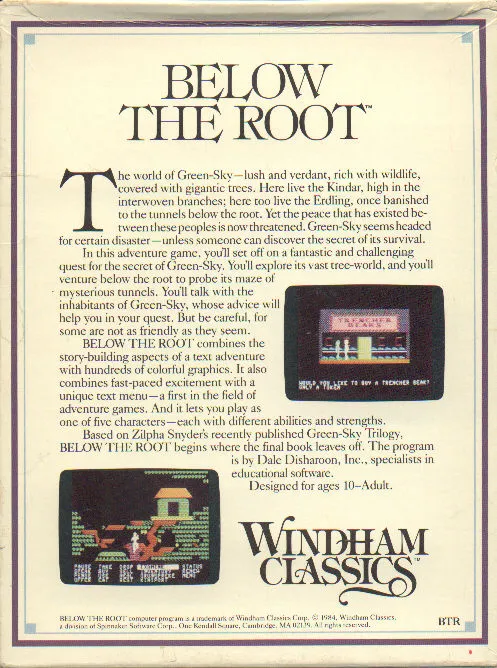 Below the Root box back