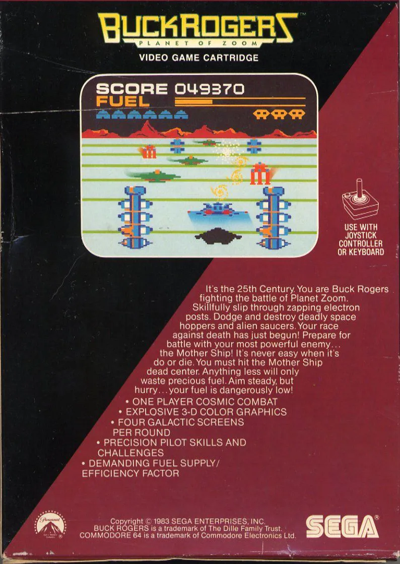 Buck Rogers: Planet of Zoom box back