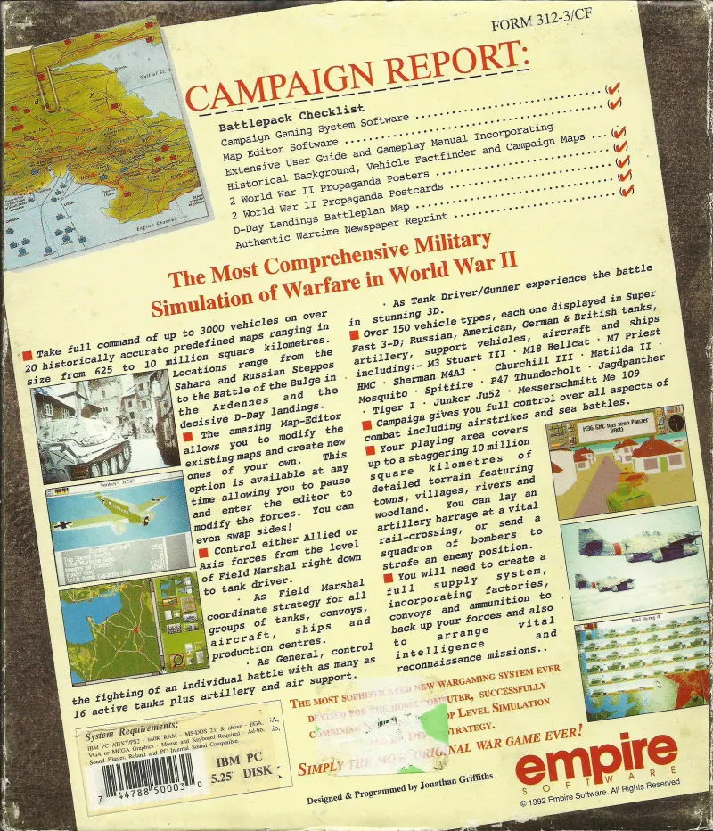 Campaign box back