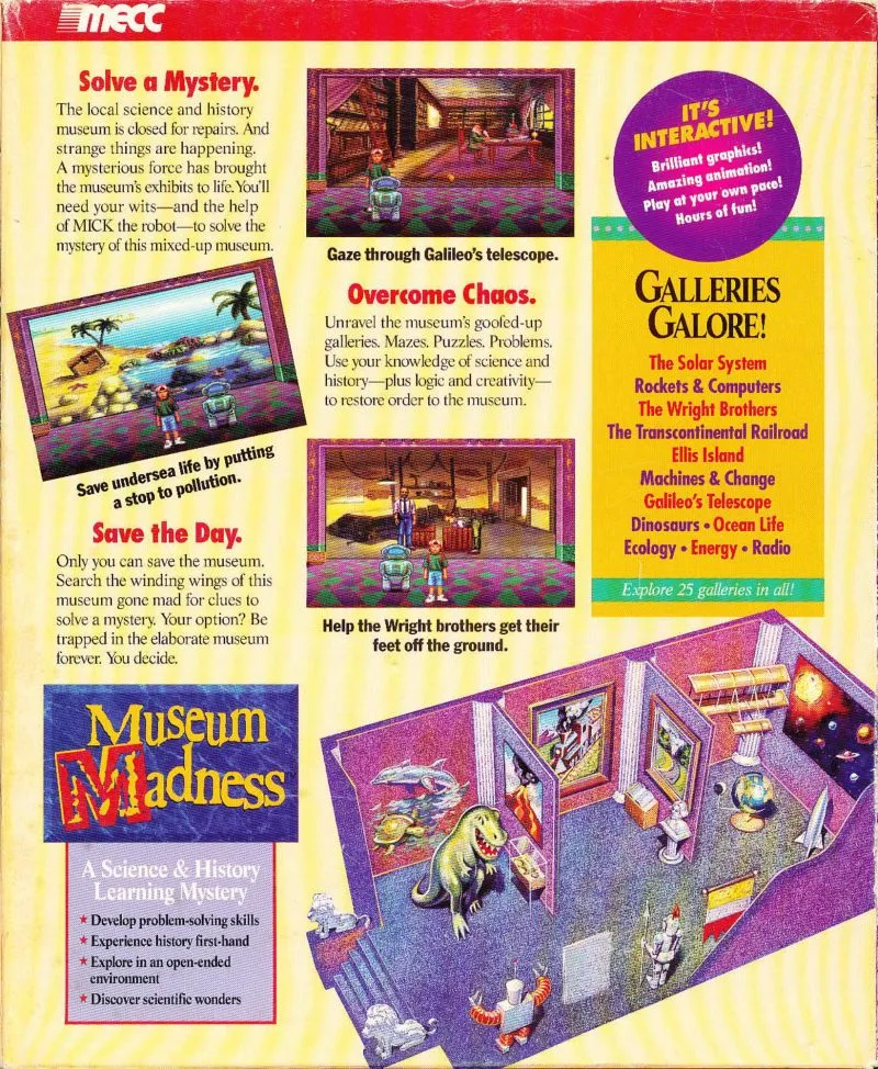 Museum Madness box back