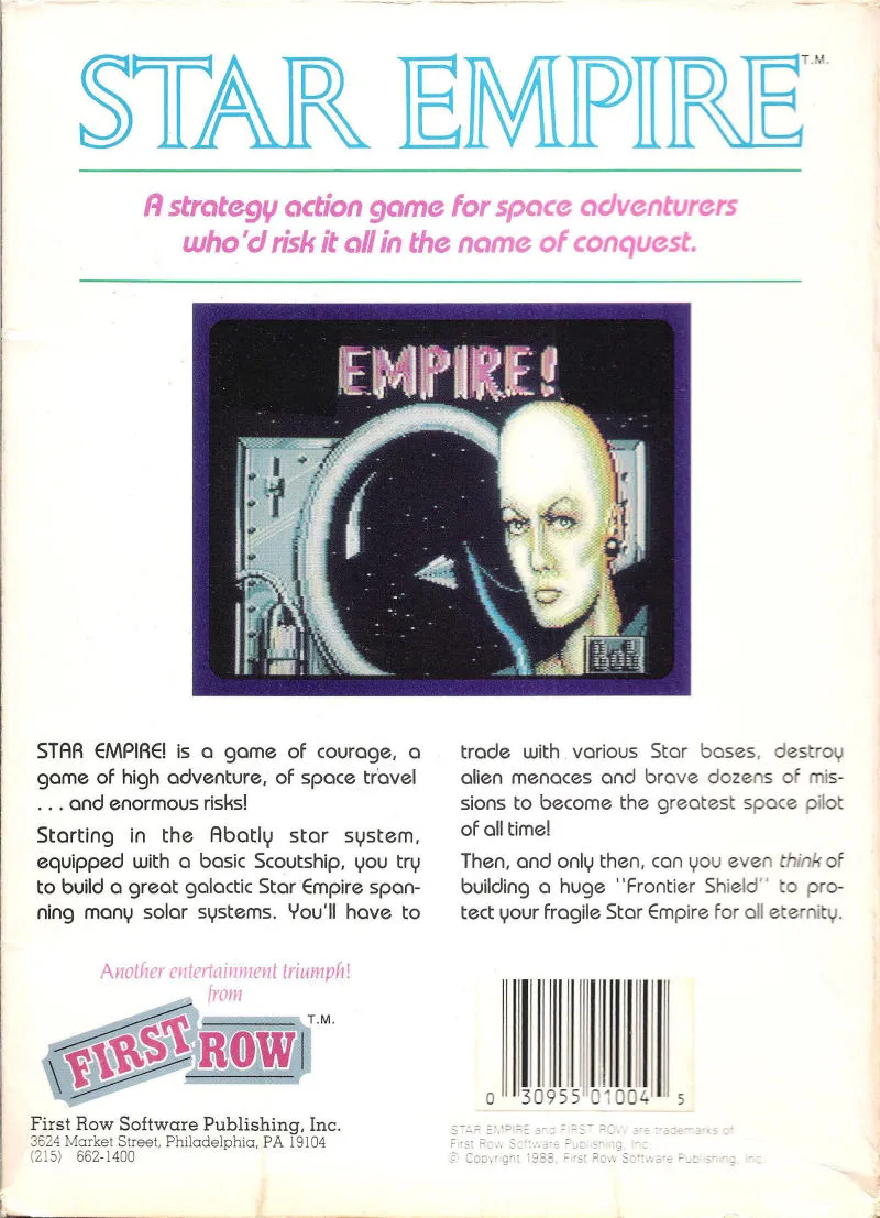 Empire! box back