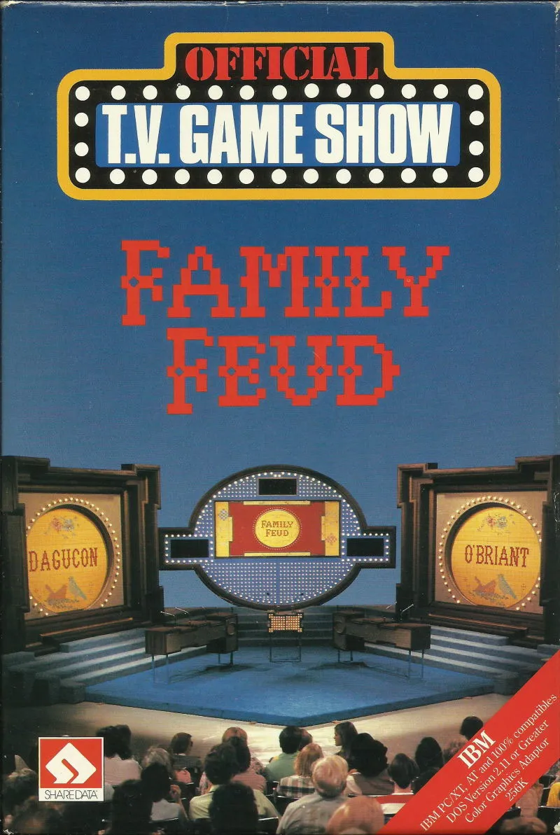 Family Feud cover art for MS-DOS