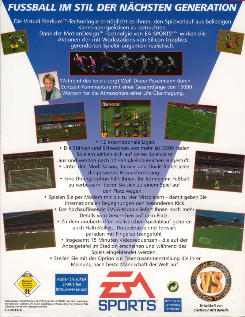 FIFA Soccer 96 box back
