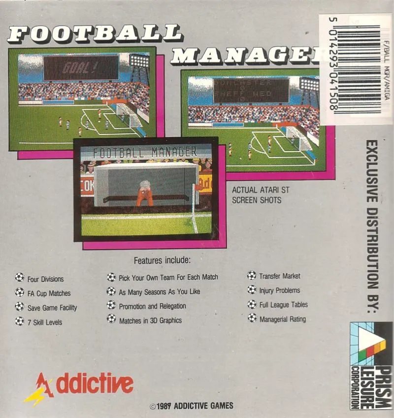 Football Manager box back