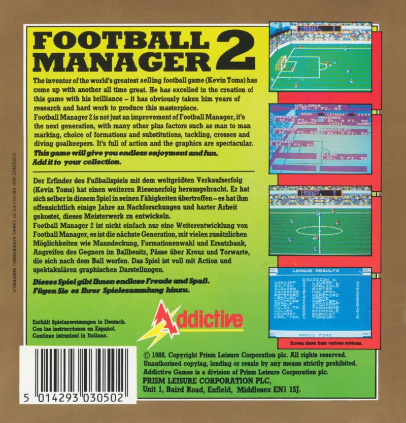 Football Manager 2 box back